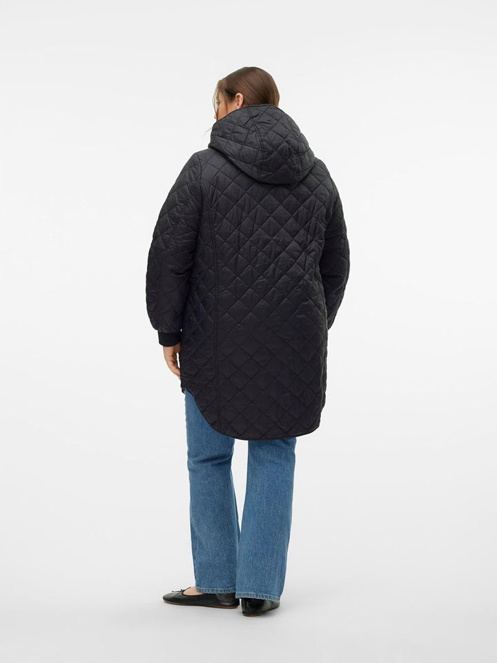 VERO MODA Female Mantel VMHAYLE Steppjacke, XS Grau / Laurel Oak