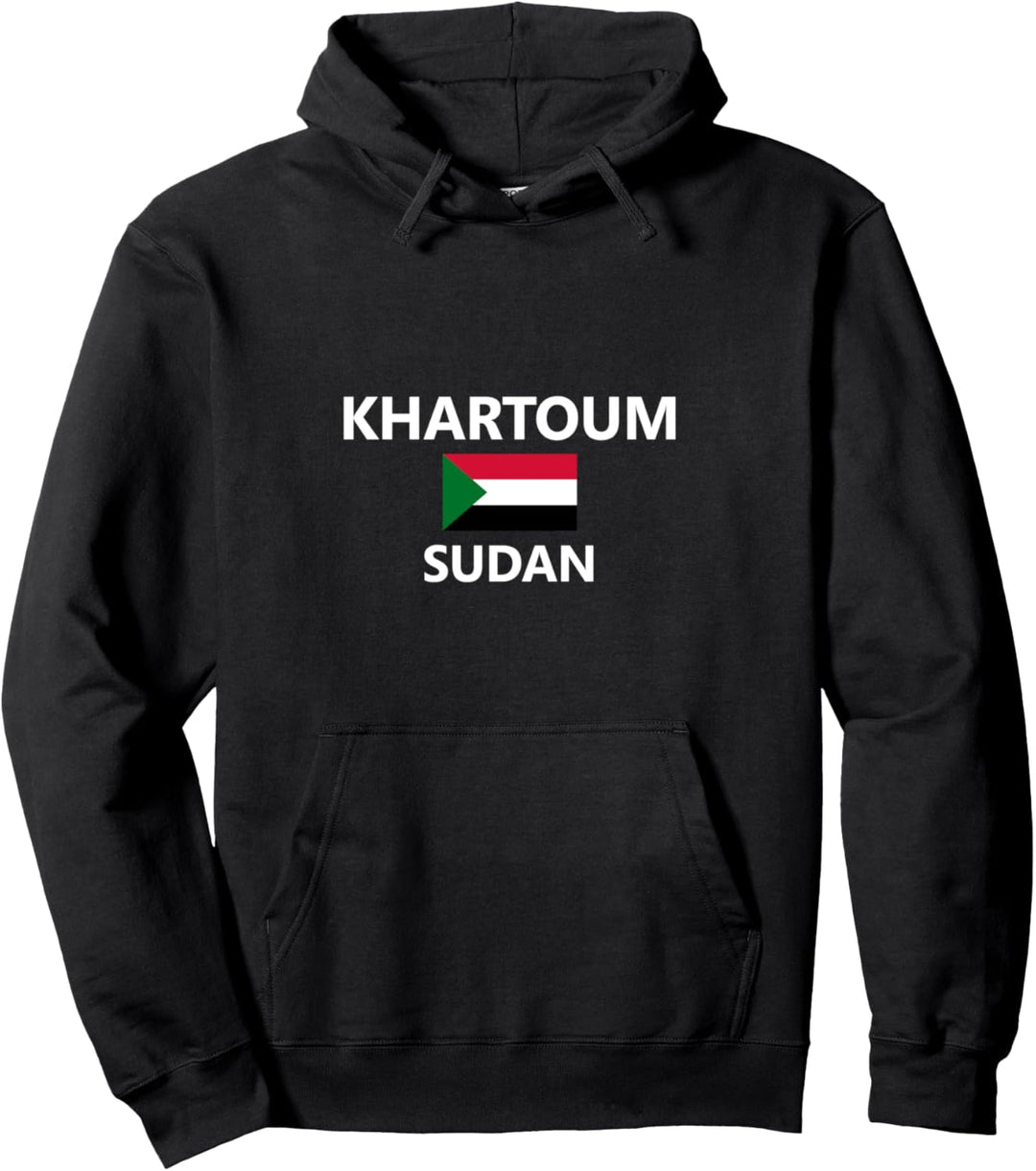 Khartoum Sudan Flag Pullover Hoodie