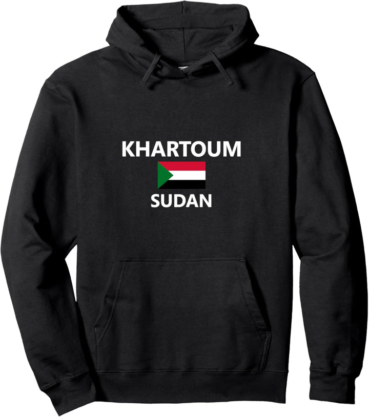 Khartoum Sudan Flag Pullover Hoodie