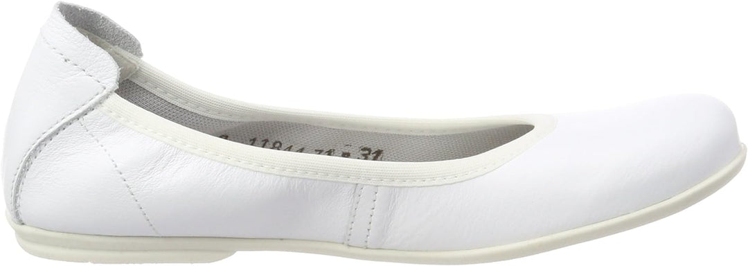 Däumling Mädchen Hadia Ballerinas 34 EU Schmal Weiss Odissea Weiss 71, 34 EU Schmal Weiss Odissea We
