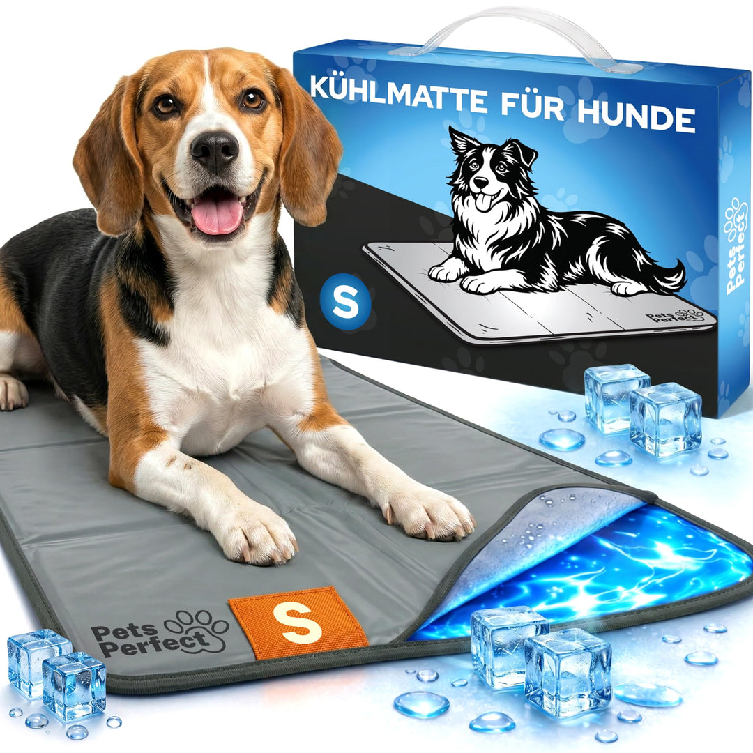 Kühlmatte für Hunde selbstkühlend - Hunde Kühlmatte mit 100% ungiftigem ThermoSchutz Gel - Kühlmatte