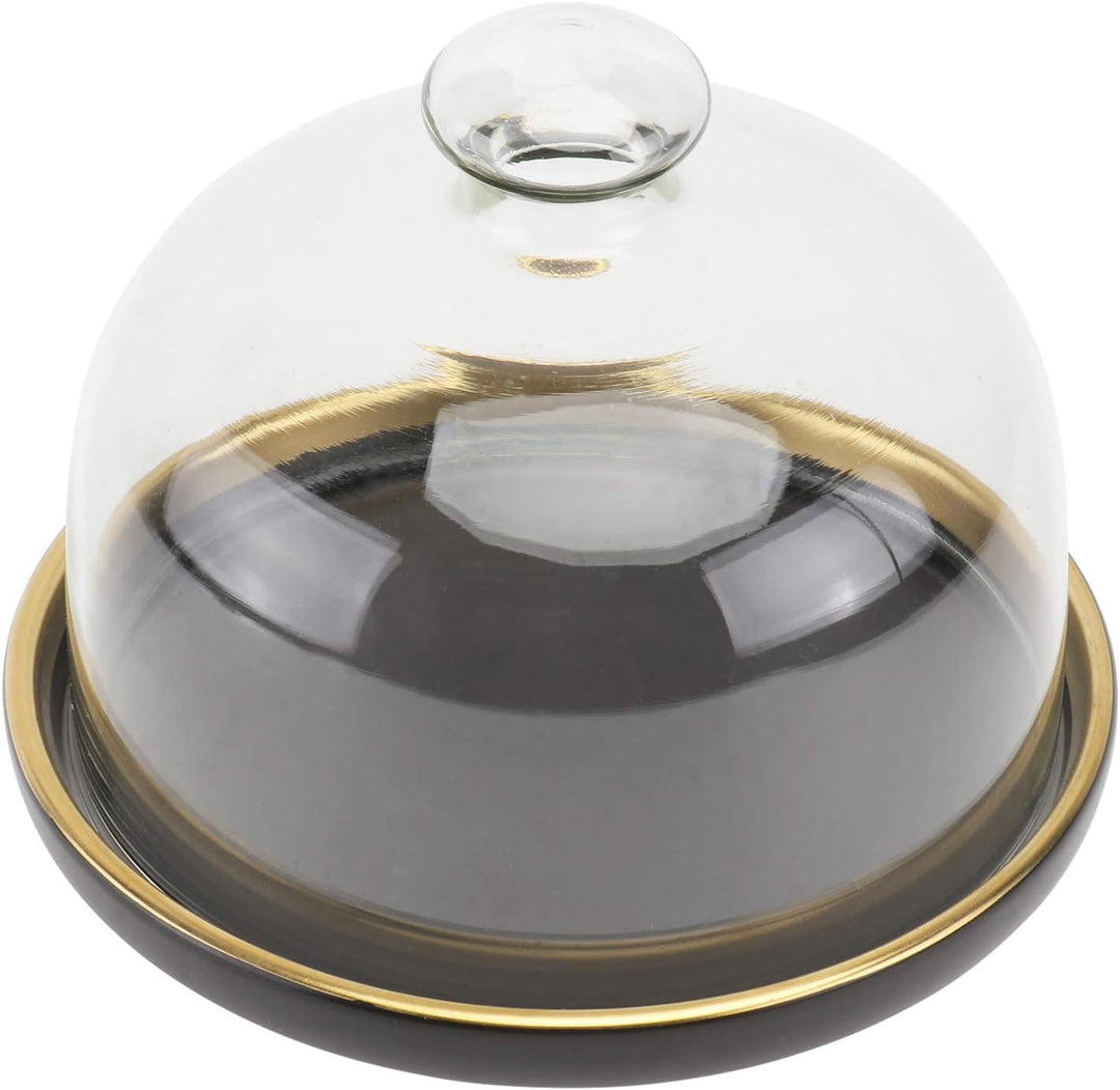 Cabilock Patisserie Glasglocke Cloche Dome Kuchen Display Abdeckung Kuchen Platte Mit Abdeckung Dess