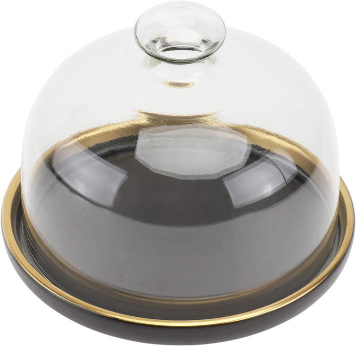 Cabilock Patisserie Glasglocke Cloche Dome Kuchen Display Abdeckung Kuchen Platte Mit Abdeckung Dess