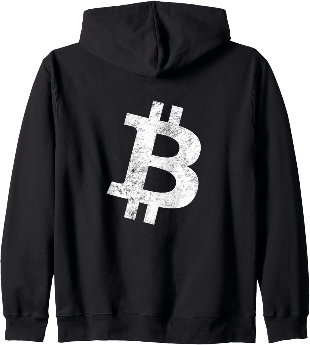 Bitcoin Rückseite - BTC Crypto Bitcoin Miner Trader Geschenk Kapuzenjacke