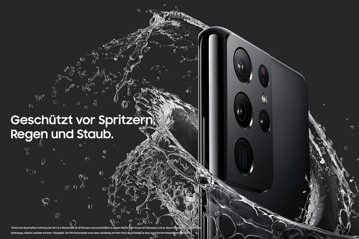Samsung Galaxy S21 Ultra 5G, Android Smartphone ohne Vertrag, Quad-Kamera, Infinity-O Display, 256 G