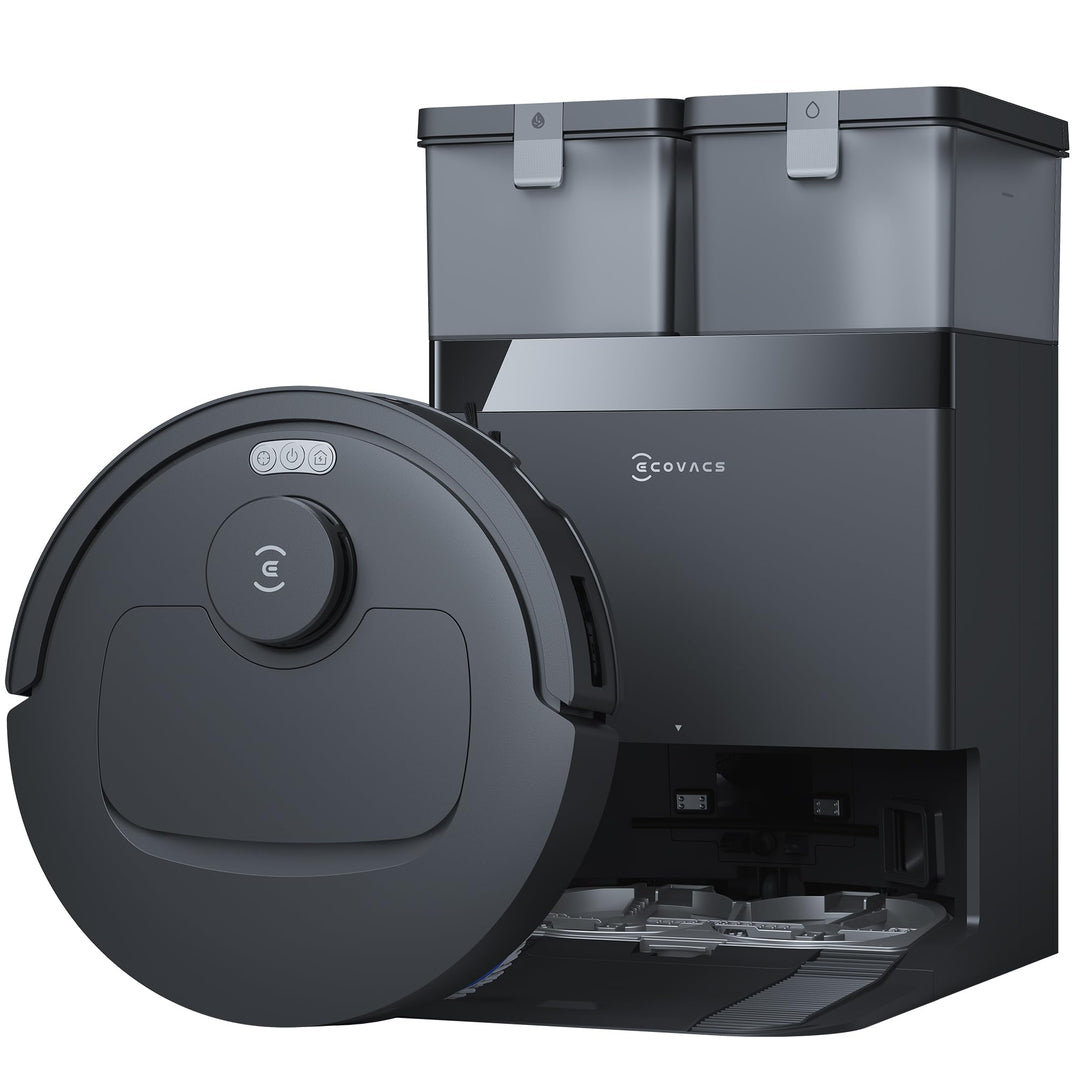 ECOVACS DEEBOT T30e Omni Saugroboter mit Wischfunktion, 25.000 Pa, OZMO Turbo 2.0 Wischen, ZeroTangl