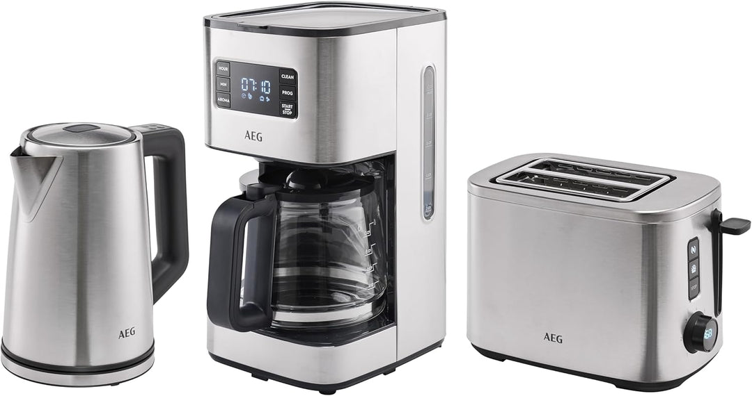 AEG T5-1-4ST Toaster Deli 5 / 7 Toasteinstellungen / Countdown-Timer / Stopp-, Auftau-, Aufwärmknopf