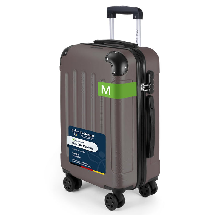 Trolley Koffer, Reisekoffer Suitcase, Rollkoffer Handgepäck, Hartschalenreisekoffer, Teleskopkoffer