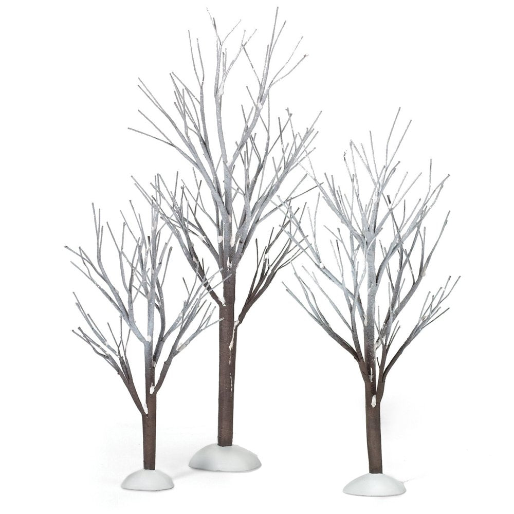 Department 56 Snow Village First Frost Bäume, 3 Stück