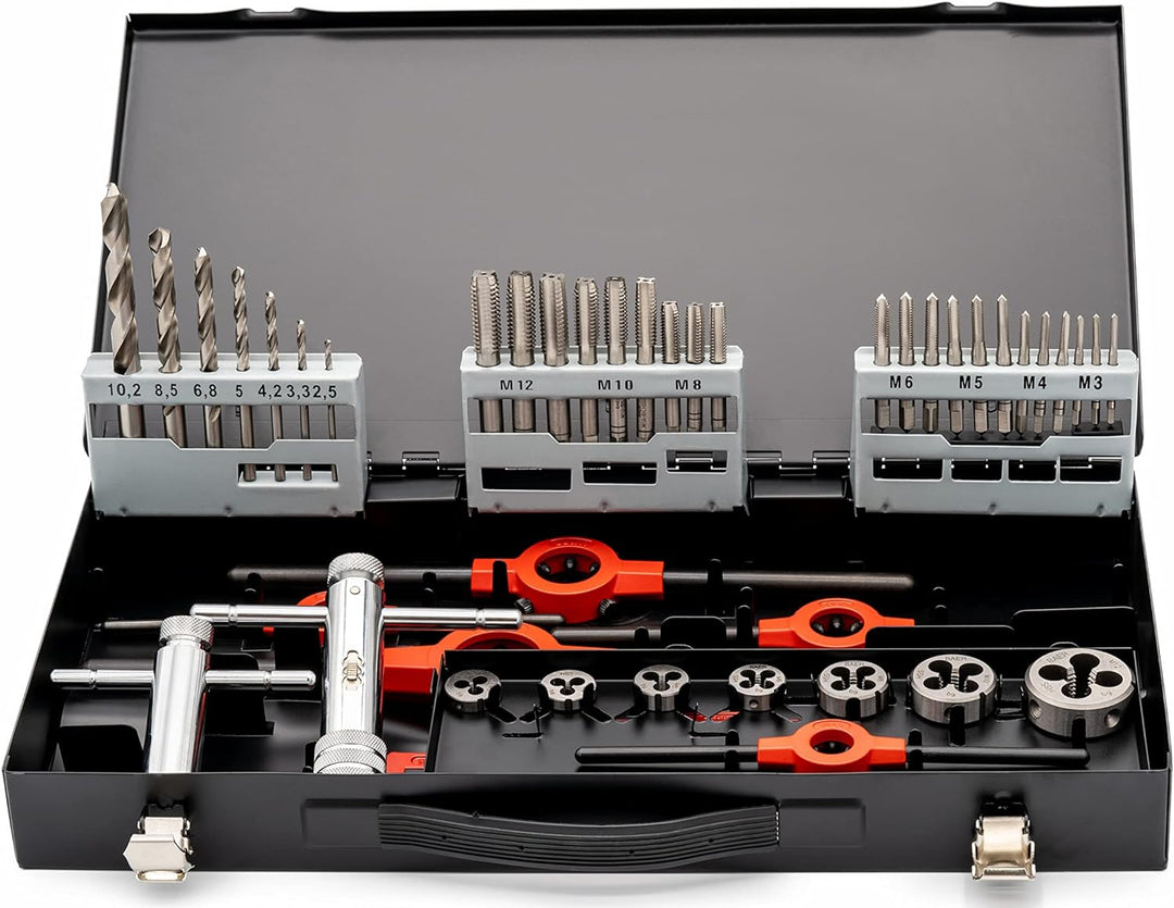 BAER SET HSS Handgewindebohrer | Schneideisen | Werkzeuge : M 3-12 - Gewindeschneider-Set | Gewindes