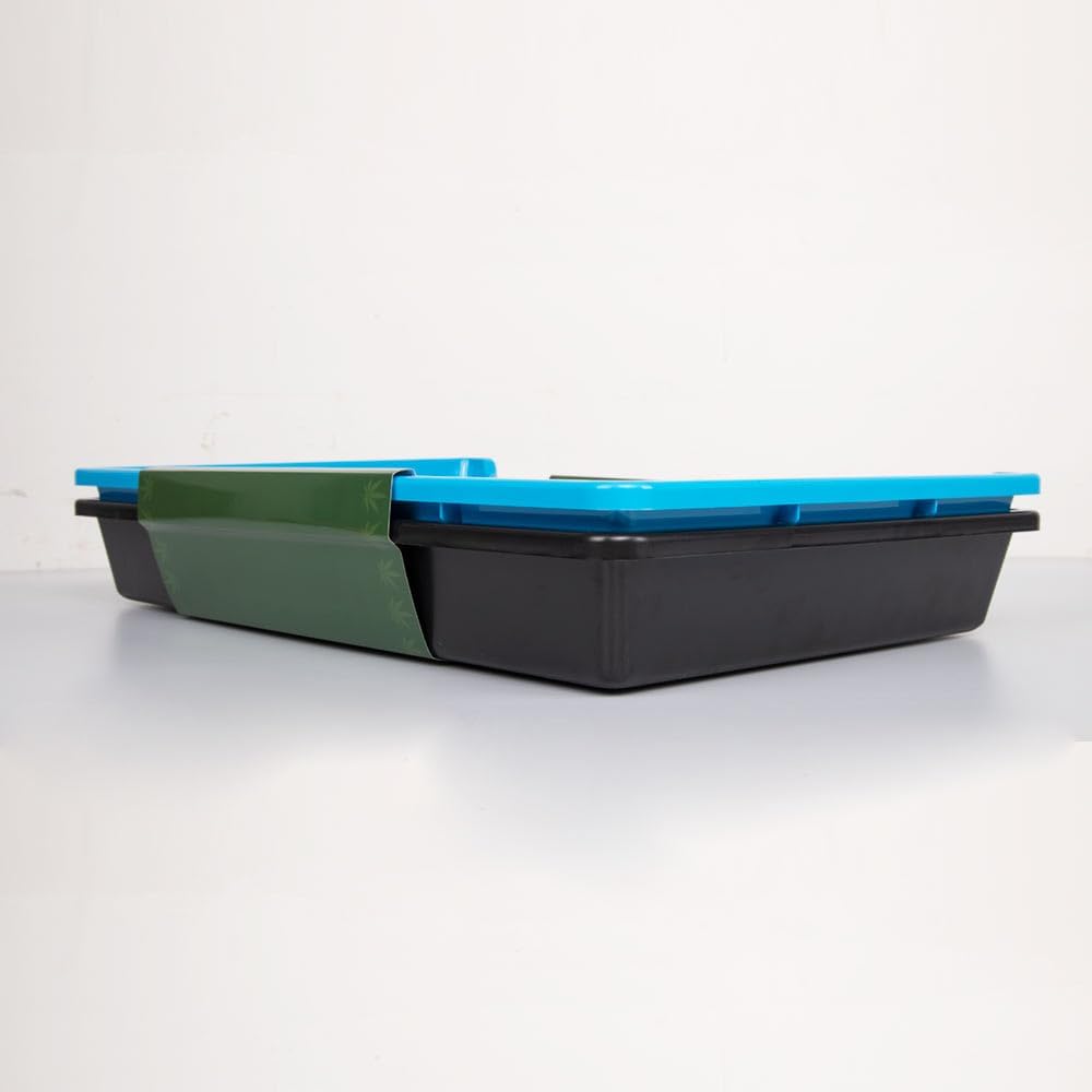 Naturehydro Trimming Tray with Dry Sift Tools Trim Bin for Pollen and Herbs with Screen 2-in-1 Herb