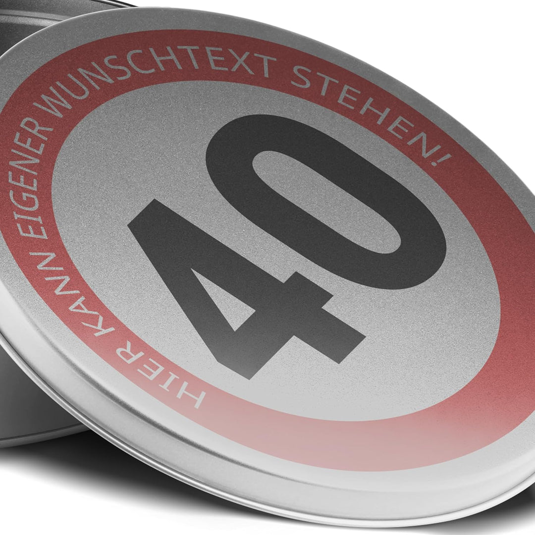 printplanet® - XL Keksdose personalisiert - Keks-Dose mit eigenem Wunschtext personalisieren - Plätz