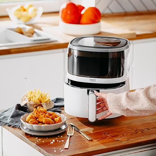 CAMRY CR 6313 Heissluftfritteuse 5L, 12 Programme, Konvektionstechnologie, 2000W, gesundes Kochen mi