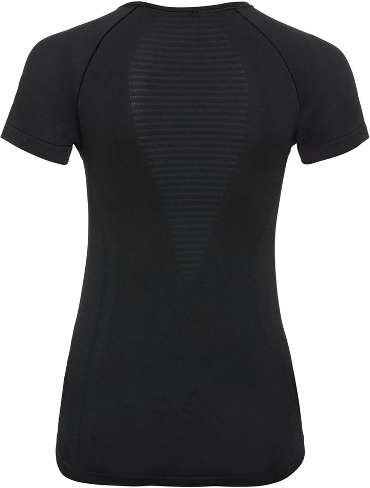 Odlo Damen Performance Cool Funktionsunterwäsche Kurzarm Shirt L Schwarz, L Schwarz
