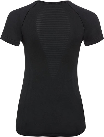 Odlo Damen Performance Cool Funktionsunterwäsche Kurzarm Shirt L Schwarz, L Schwarz