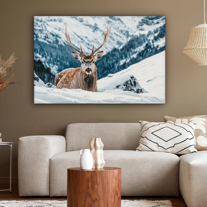 MuchoWow© Leinwandbild Gross 120x80 cm XXL Dekoration Wohnzimmer Bilder Pictures Wall Decoration Liv