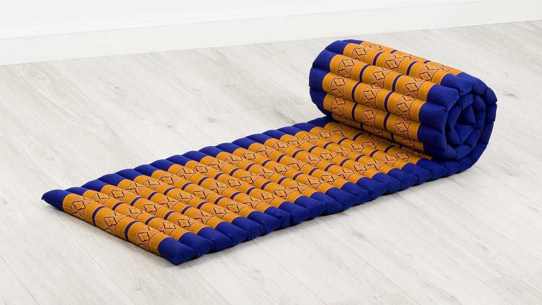 livasia Rollmatte Rollmatratze S schmal - 200x50x4,5cm - Gästebett Gästematratze 1 Person mit Muster