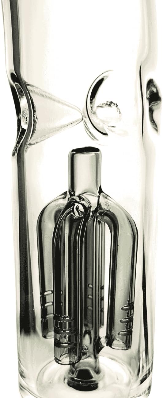 Black Leaf Icebong, 4-Arm Perkolator, grau