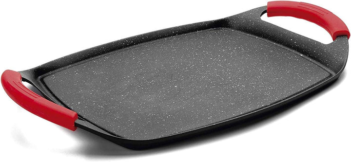 MGE - Grillpfanne mit Glattem Boden - Antihaftbeschichtung - Induktion - 36 x 23 cm, 36 x 23 cm