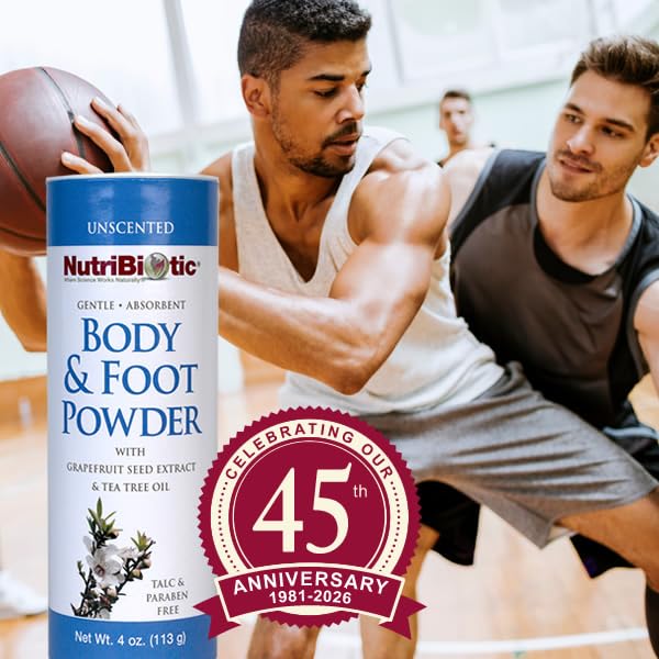 Natural Body FuÃŸ Pulver, geruchslos, 4 oz (113 g) - NutriBiotic