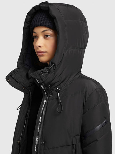 khujo Damen Steppmantel Sonje 5 XS Schwarz, XS Schwarz