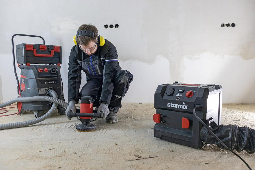 starmix Aeroxx 750 - Luftreiniger für die Baustelle & gesundheitsschädlichen Feinstaub | HEPA H13 Fi