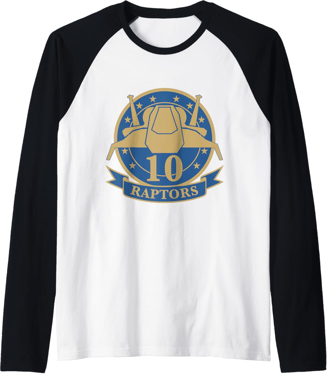 Battlestar Galactica Raptors Merit Badge Raglan