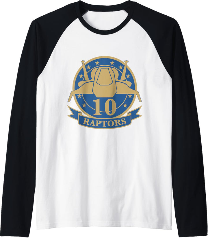 Battlestar Galactica Raptors Merit Badge Raglan