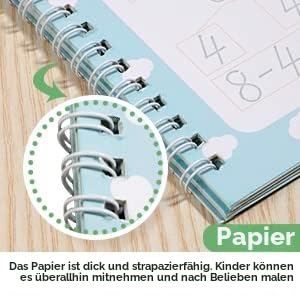 Magical Handwriting Workbooks Practice Copybook, Magic Calligraphy That Can Be Reused Handwriting Co