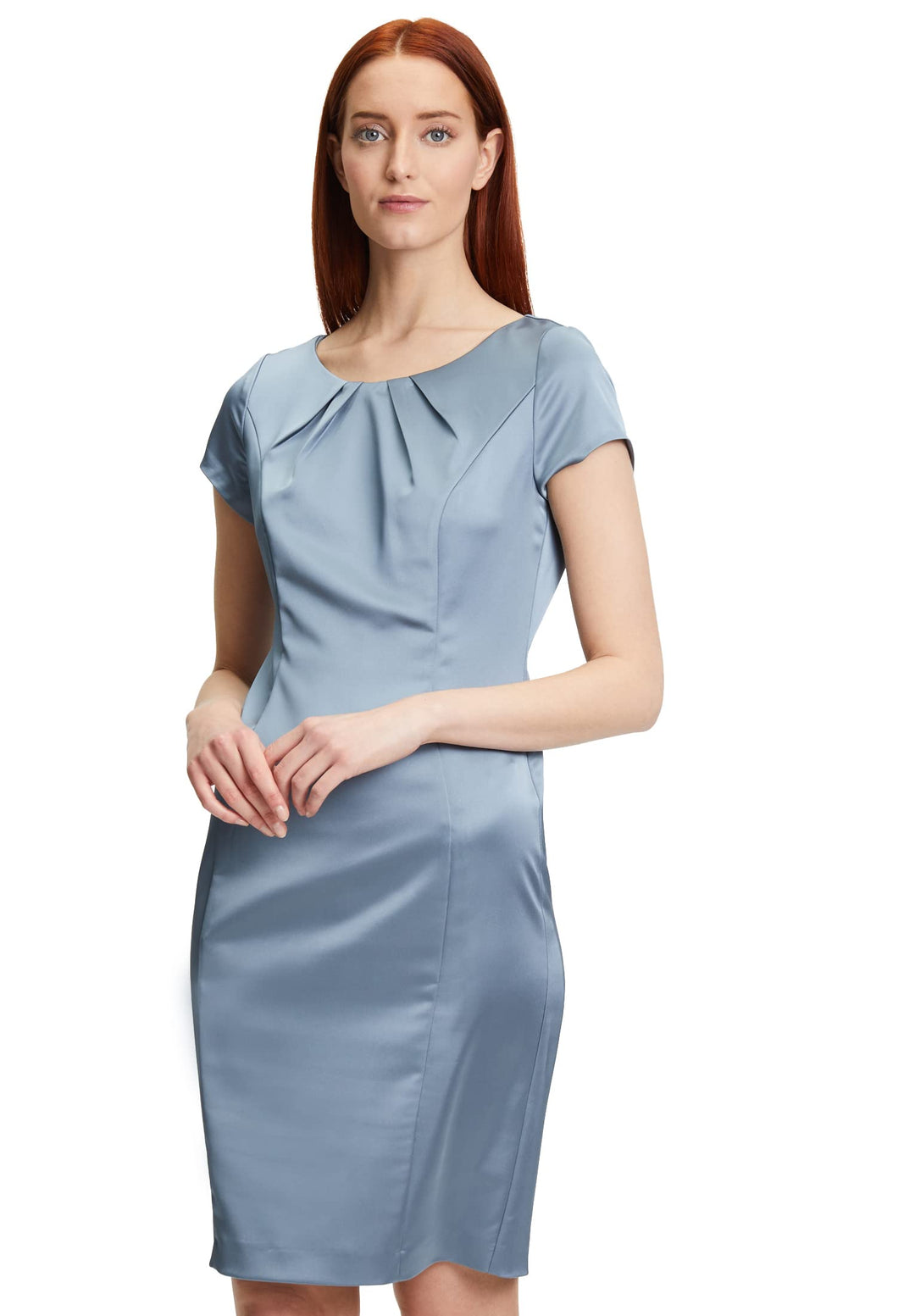 Vera Mont Damen Kleid, Bluish Grey