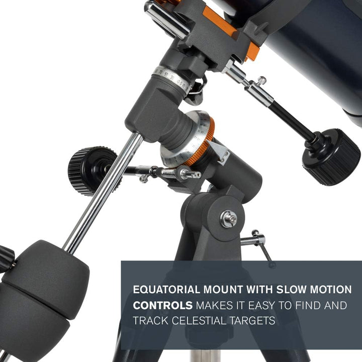 Celestron Astromaster 130EQ & 94119-A 1,25'' Mondfilter AstroMaster 130EQ Reflektor Bundle mit 1,25'