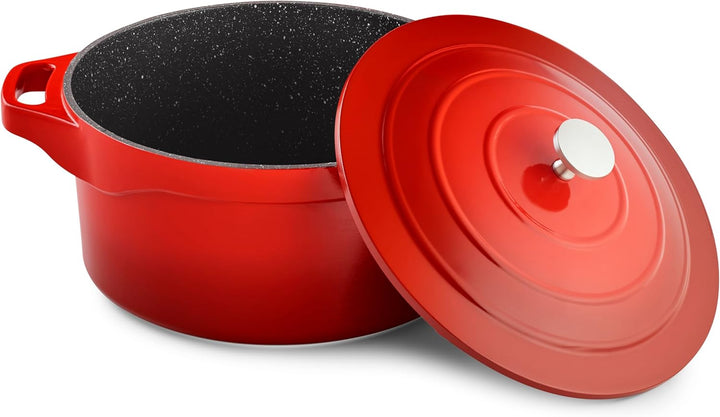 Pradel Excellence - PCUI003002 - Runder Schmortopf Magma aus Aluminiumguss Ø24cm - Antihaftbeschicht