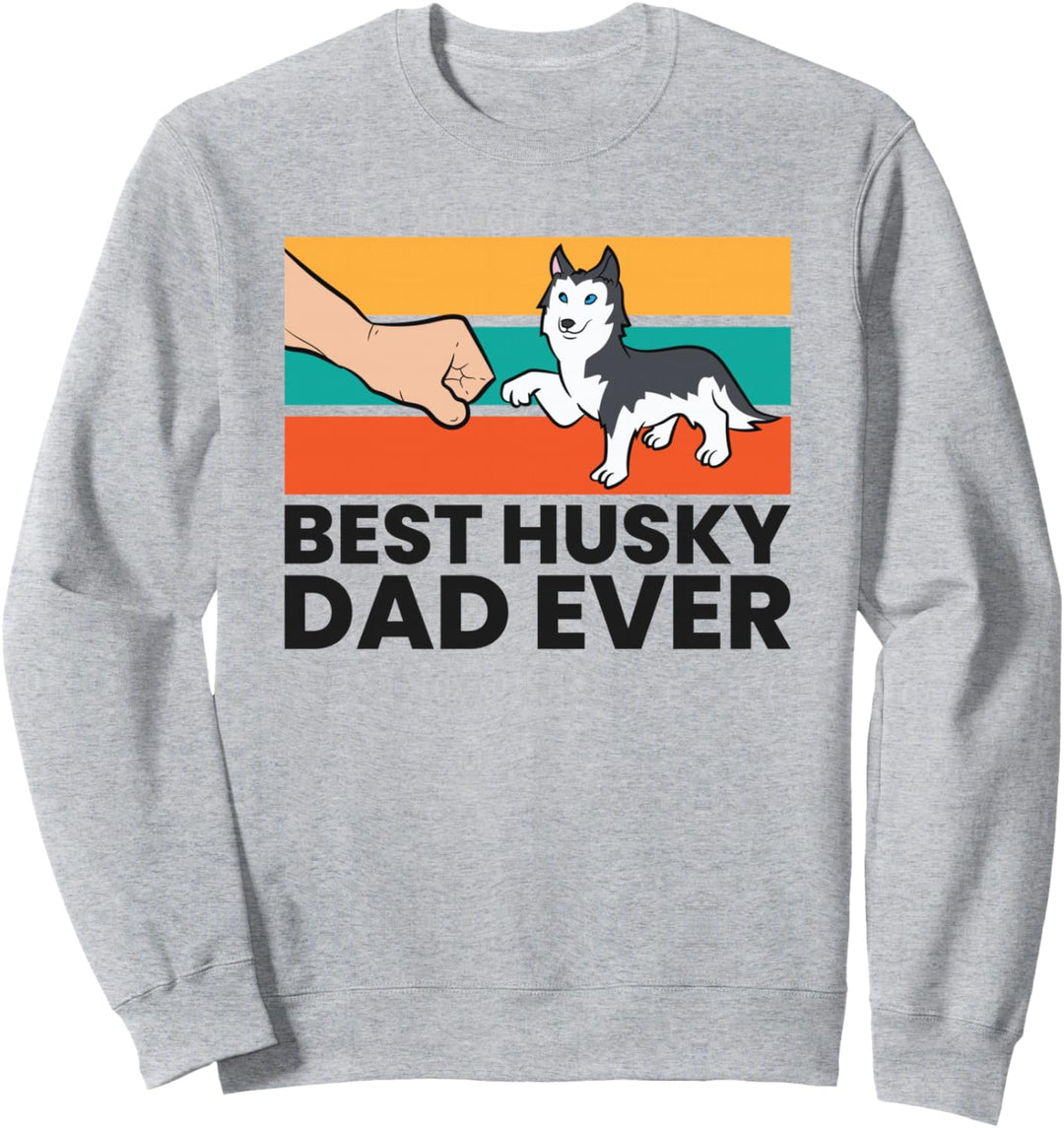 Bester Husky-Vater aller Zeiten Siberian Husky Dad Sweatshirt