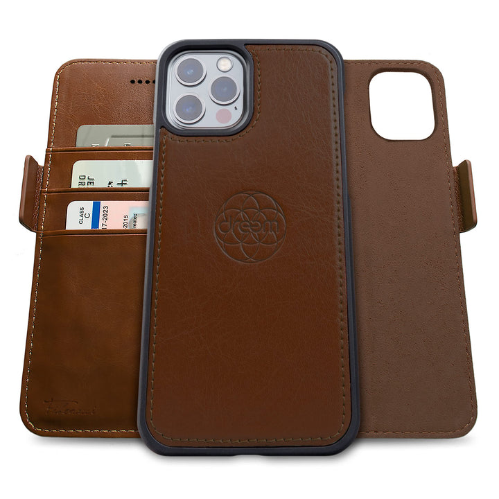 Dreem Fibonacci 2in1 Handyhülle Flipcase für iPhone 12 Pro Max | Magnetisches iPhone Case | TPU Etui