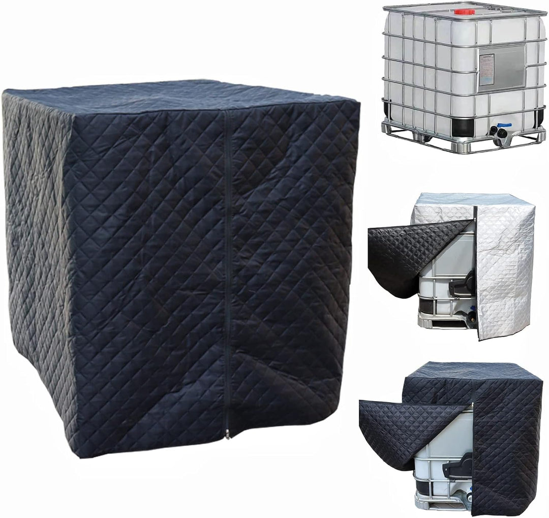 IBC Schutzhülle Frostsicher, 1000L Winter IBC Tank Abdeckung Frostschutz Verdicken Wärmedämmung IBC