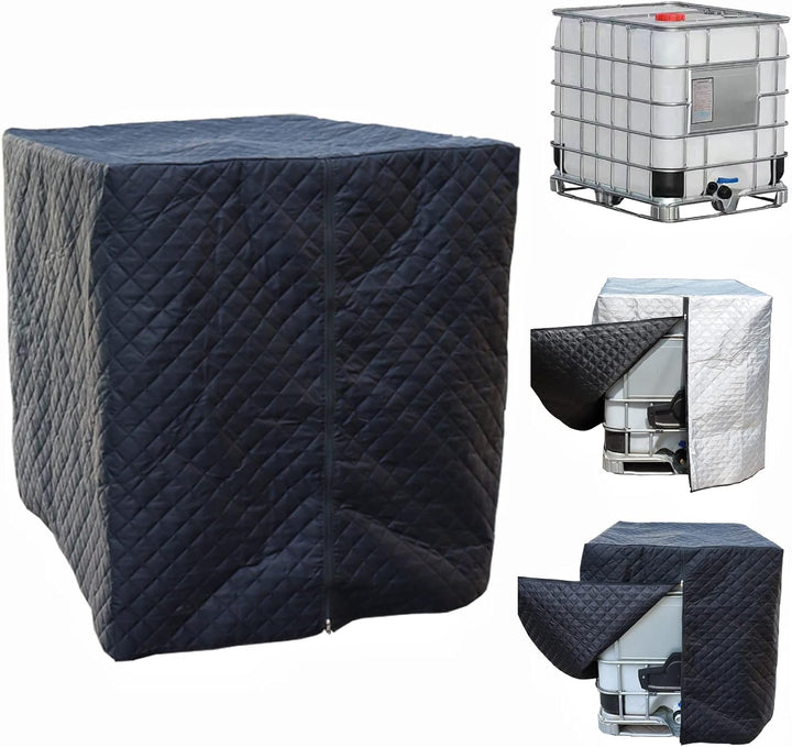 IBC Schutzhülle Frostsicher, 1000L Winter IBC Tank Abdeckung Frostschutz Verdicken Wärmedämmung IBC