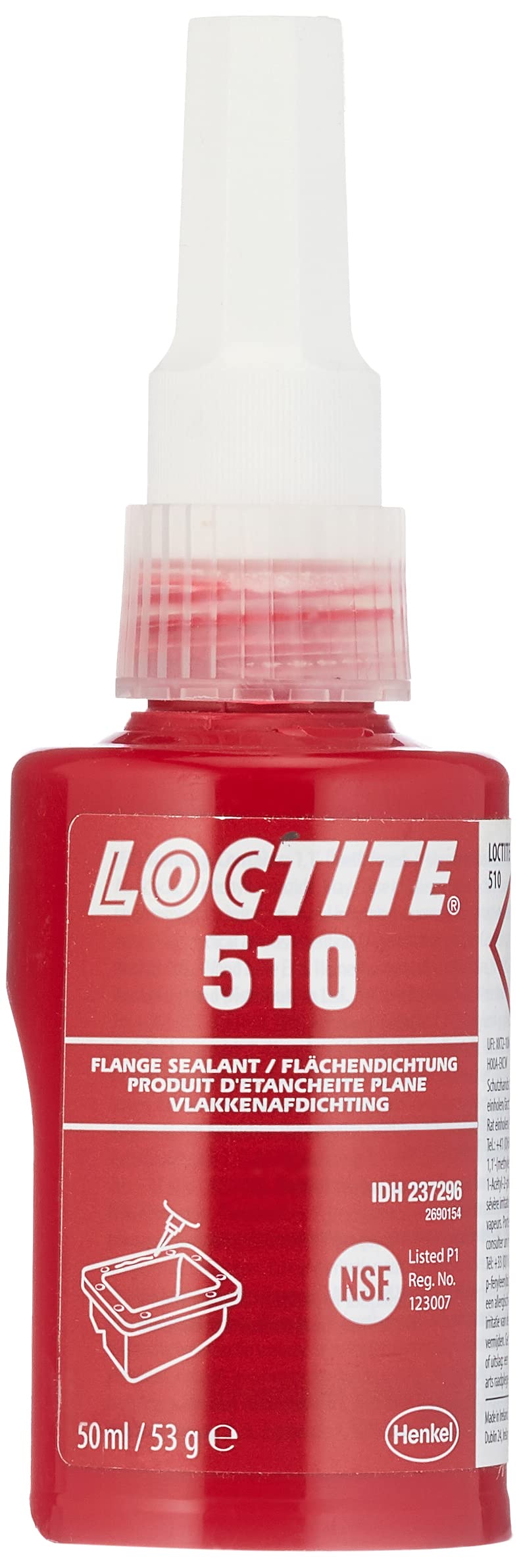 Loctite 237296 510 Flächendichtung mittelfest hochtemperaturbeständig 50 ml