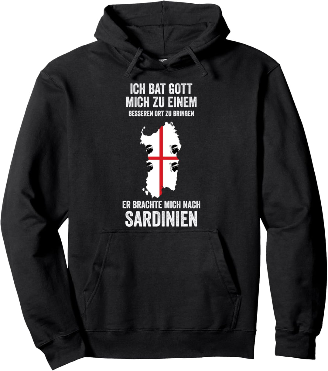 Sardinien Urlauber Italien Sommer Ferien Reise Gott Pullover Hoodie