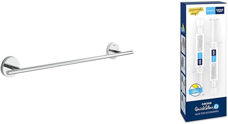 GROHE Start Cosmopolitan - Badetuchhalter (Stichmass 430mm, Material: Metall, verdeckte Befestigung)