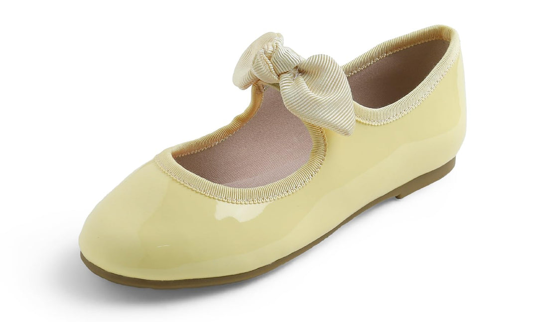 Feversole Girls Cute Dress, Mädchen süsses Kleid Mary Jane Schuhe weiche Party Urlaub Ballerinas 29