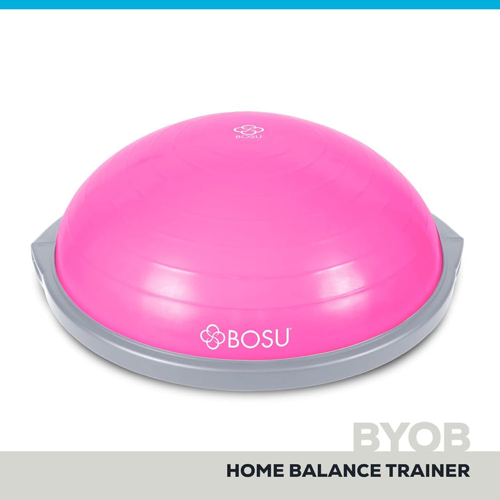 Bosu, Home Gym Equipment, The Original Balance Trainer, 66 cm Durchmesser Pink/Grau, Pink/Grau