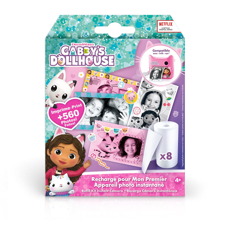 Canal Toys Nachfüllpack für Meine erste Sofortbildkamera Gabby und das magische Haus, 8 Papierrollen