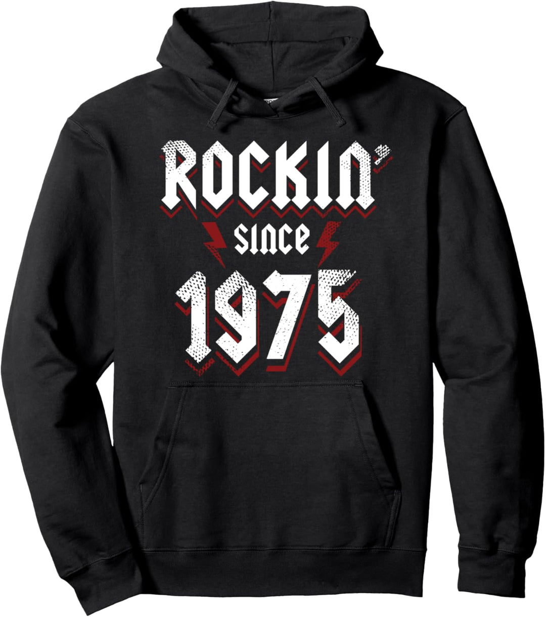 Rockin Since 1975 48 Jahre alte Rockmusik 48. Geburtstag Pullover Hoodie
