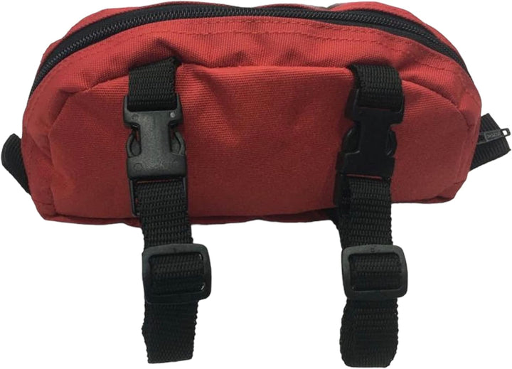 Majestic Ally Reflektierende Satteltasche aus Nylon für Sattelzubehör (rot), rot