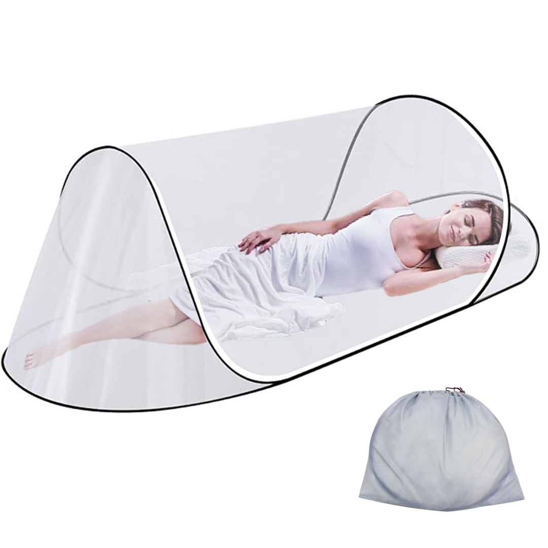 Moskitonetz Pop Up, 200 x 80 x 56 cm Faltbares Mückennetz, Tragbares Campingzelt Moskitonetz Bett fü