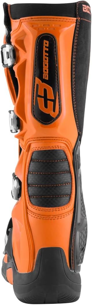 Bogotto MX-6 Motocross Stiefel, orange/schwarz, 43 43 EU Orange Schwarz, 43 EU Orange Schwarz