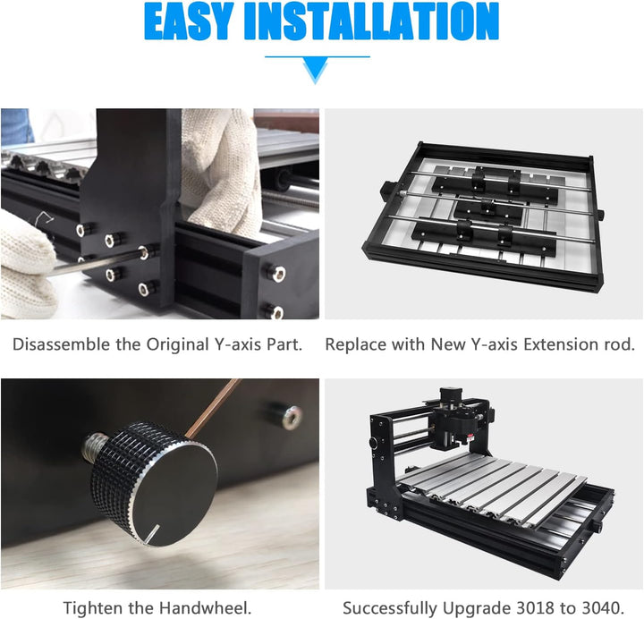 Daedalus 3018 CNC Upgrade Kit, für X-Achsen Upgrade & Y-Achsen-Verlängerungs 3018 Erweitertes