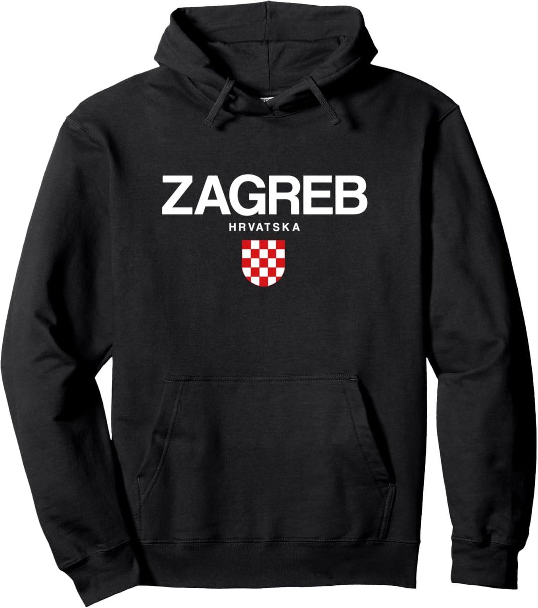 Zagreb Hrvatska Kroatien Pullover Hoodie
