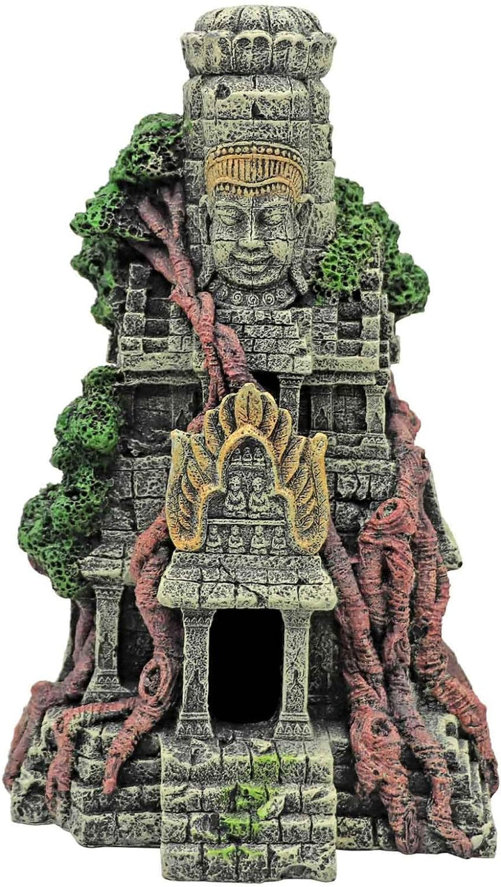 MUYIRTED Aquarium Deko gross Buddha Statue Aqua Ornaments höhle Harz Aquarium Dekoration Für Kleine