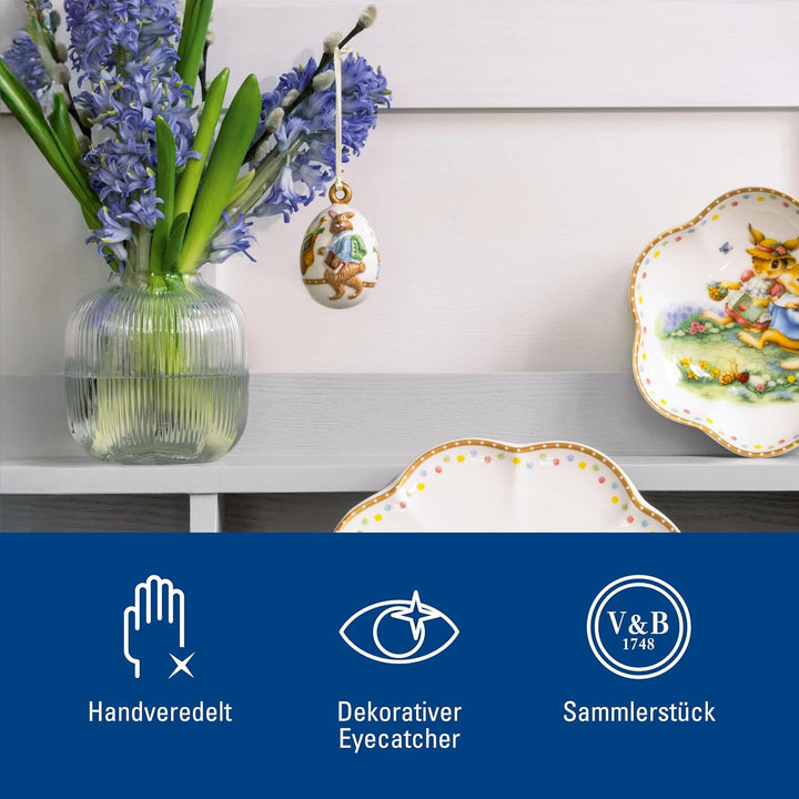 Villeroy & Boch – Annual Easter Edition Jahresei 2025 Bunt, Ornament Ostern zum Aufhängen, Ostern De